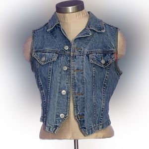 Vintage 90s Bongo Jean Vest